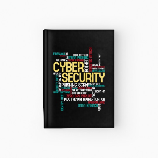 Cyber Security Hacker It Analyst Computer Programm Hardcover Journal
