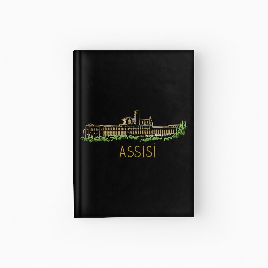 Assisi City Italy Souvenir For Hardcover Journal