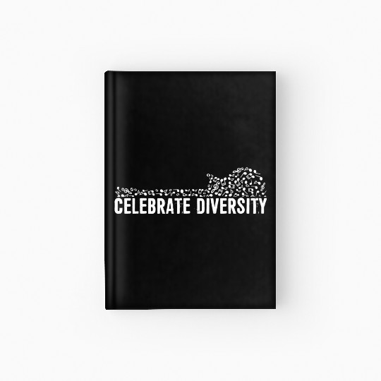 Celebrate Diversity Guitar Players Electric Hardcover Journal
