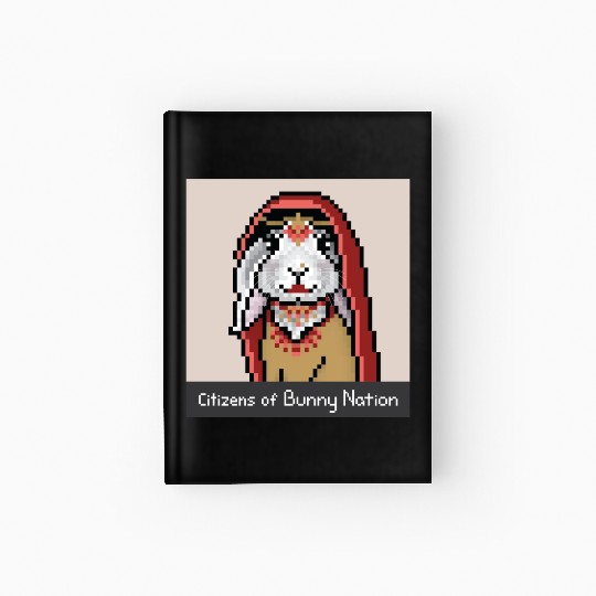 Citizens of Bunny Nation NFT #56 Artwork Hardcover Journal