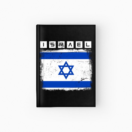 Israel Flag Star Of David Israel Hardcover Journal