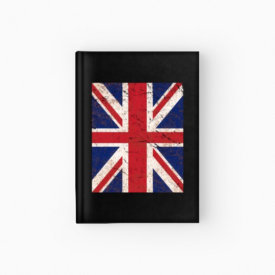 Union Jack Flag Hardcover Journal