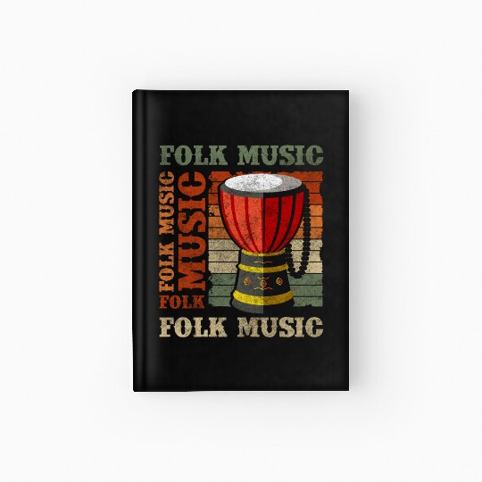 Music Brass Band Orchestra Folk Musicians Hardcover Journal