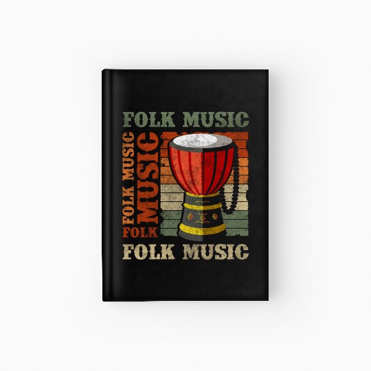 Music Brass Band Orchestra Folk Musicians Hardcover Journal