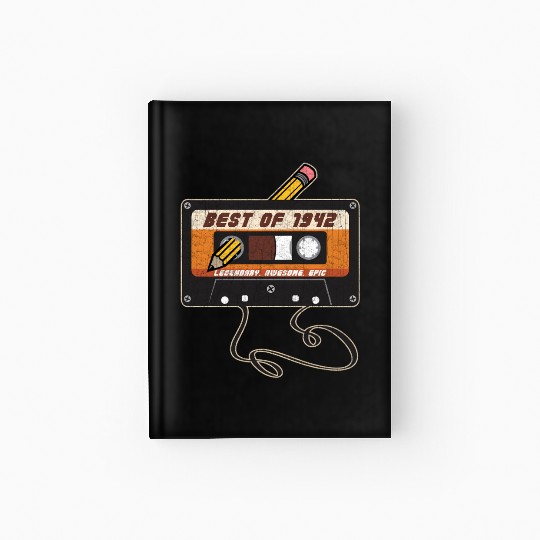 Best Of 1942 Vintage Edition Cassette Tape Hardcover Journal