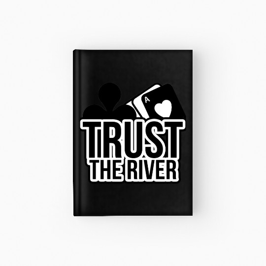 Poker Card Online Poker Casino Texas Hold'Em Hardcover Journal