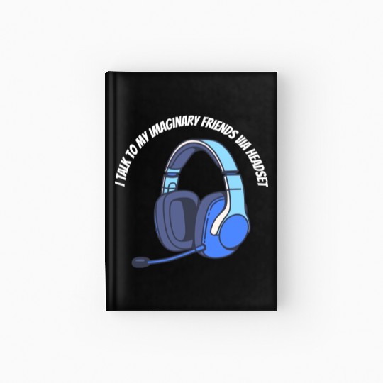 Gamer Imaginary Friends Hardcover Journal