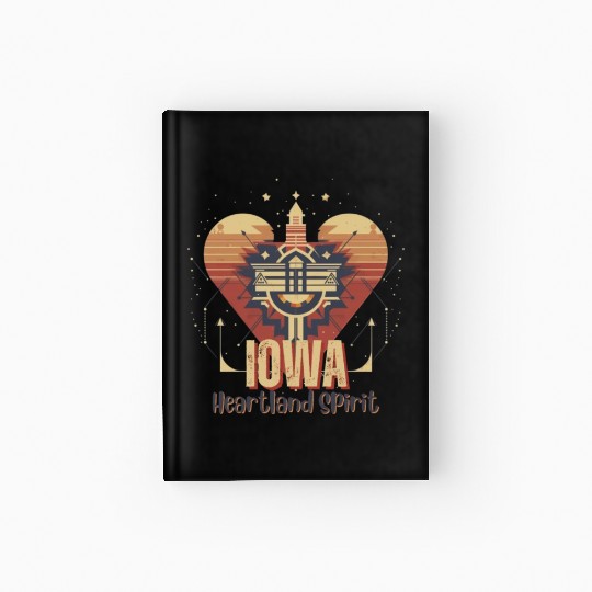 IOWA Heartland Spirit Hardcover Journal