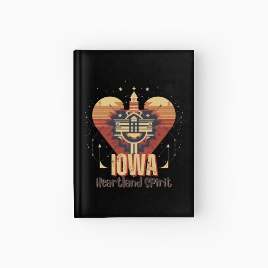 IOWA Heartland Spirit Hardcover Journal
