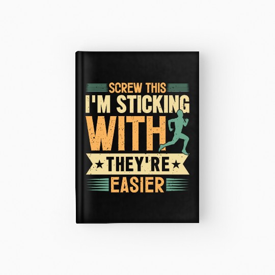 Triathlon Swimming Cycling Running Hardcover Journal