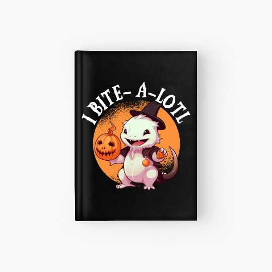 Axolotl Halloween Trick Or Treat Amphibian Axolotl Hardcover Journal