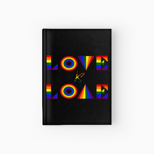 Love Is Love Me Pride Month Gay Pride Hardcover Journal