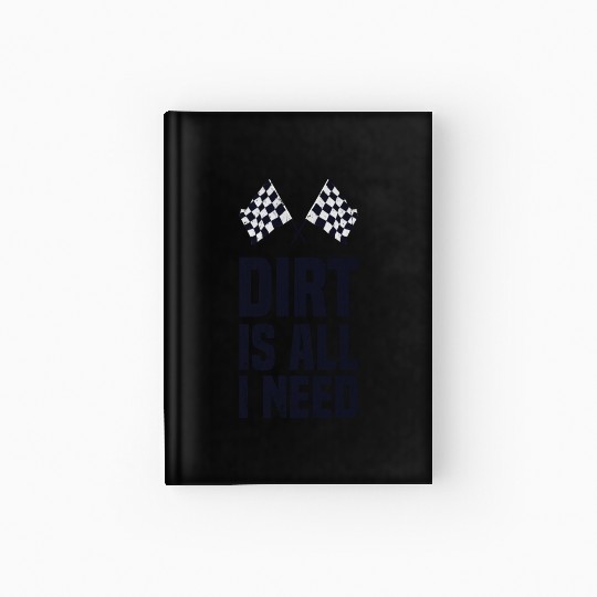 Dirt Bike Racing Track Motocross Hardcover Journal