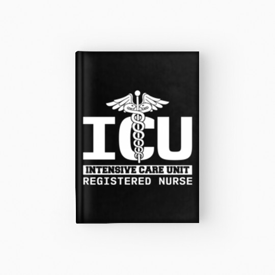 Icu Registered Nurse Intensive Care Unit Rn Staff Hardcover Journal