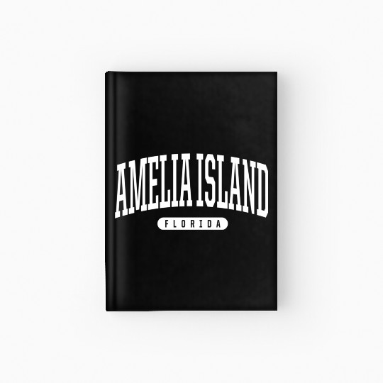College Style Amelia Island Florida Hardcover Journal
