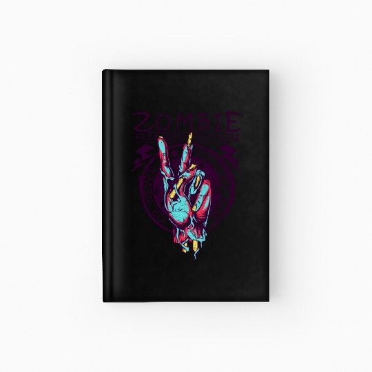 Scary Outfit Zombie Outfit Peas Finger Hardcover Journal