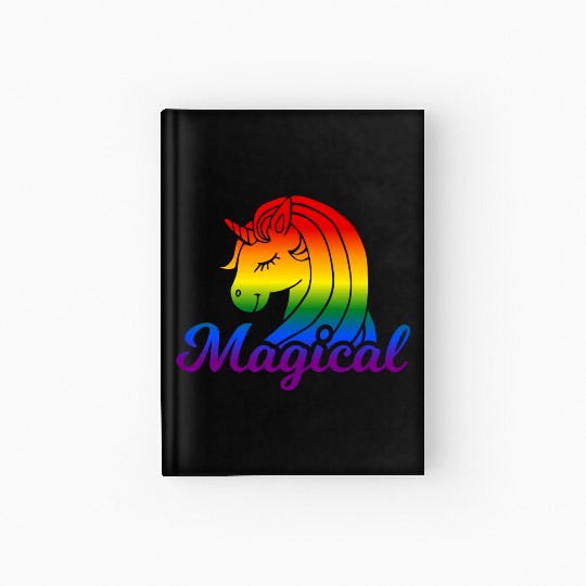 Magical Rainbow Unicorn | TTRPG Pride Hardcover Journal