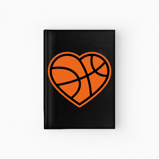 I love Basketball Players Hardcover Journal