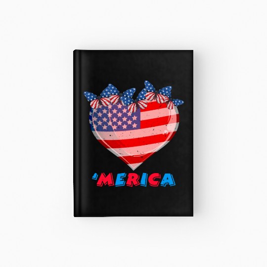 Patriotism Merica Pride US Patriots USA Fan Hardcover Journal