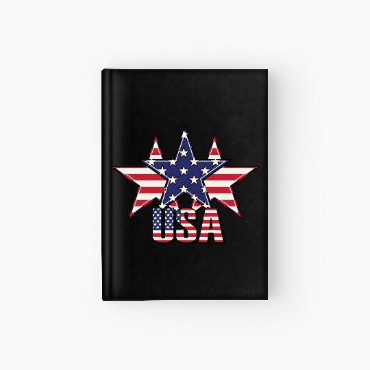God bless America the land of the free Hardcover Journal