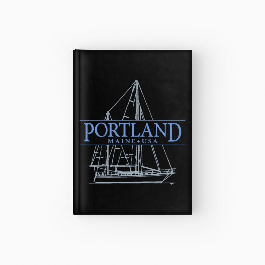 Portland Maine Sailing Hardcover Journal