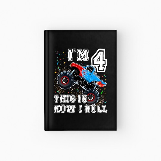 Monster Trucks 4Th Party 4 Hardcover Journal