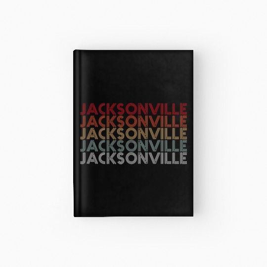 Jacksonville Florida Rainbow City Hardcover Journal