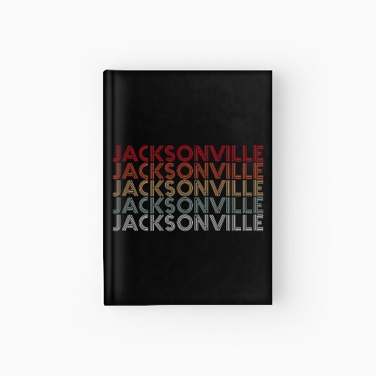 Jacksonville Florida Rainbow City Hardcover Journal
