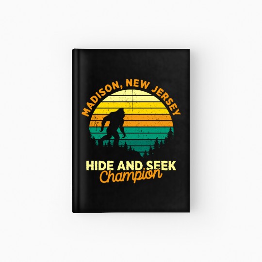 Madison New Jersey Big Foot Hardcover Journal