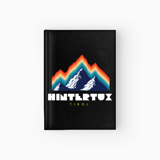 Hintertux Tyrol Austria 80S Ski Hardcover Journal