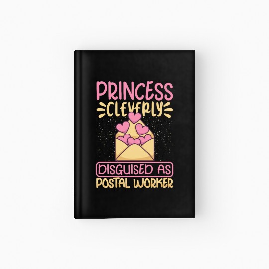 Postal Worker Mail Lady Mail Carrier Postal Hardcover Journal