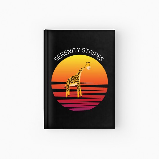 Embrace the Warmth with Sunset Stripes Hardcover Journal