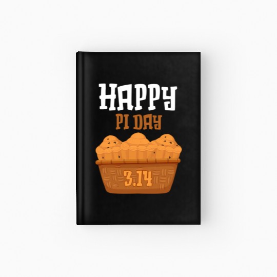 Happy Pi Day Math Symbol 3 14 Food Pie Math Party Hardcover Journal