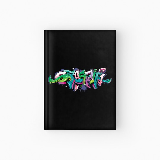 Graffiti Street Graffiti Tag Urban Graffitis Rap Hardcover Journal