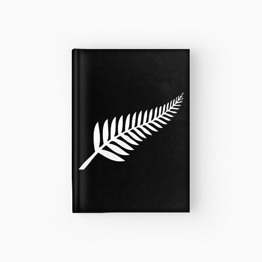 New Zealand Silver Fern Kiwi Pride Hardcover Journal