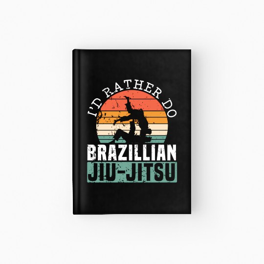 Jiu Jitsu Bjj Mixed Martial Mma Combat Fighting Hardcover Journal