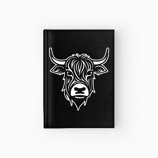 Scottish Highland Cow Hardcover Journal