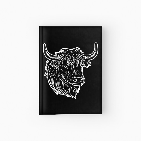 Scottish Highland Cow Hardcover Journal