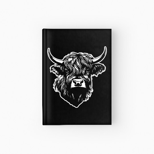 Scottish Highland Cow Hardcover Journal