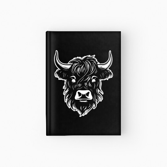 Scottish Highland Cow Hardcover Journal