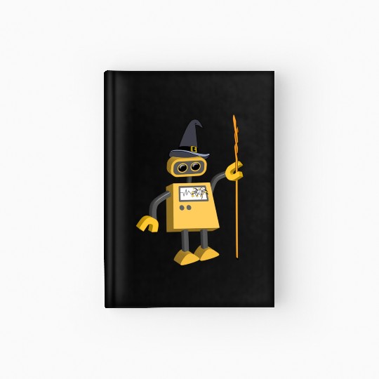 kiss robot leg image Hardcover Journal