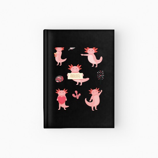 Set Axolot Axolotl Hardcover Journal