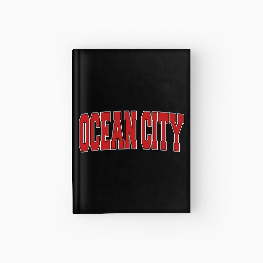 Ocean City Nj New Jersey Varsity Style Usa Sports Hardcover Journal