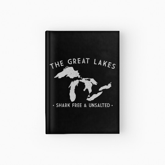 Great Lakes Shark Free And Unsalted Hardcover Journal
