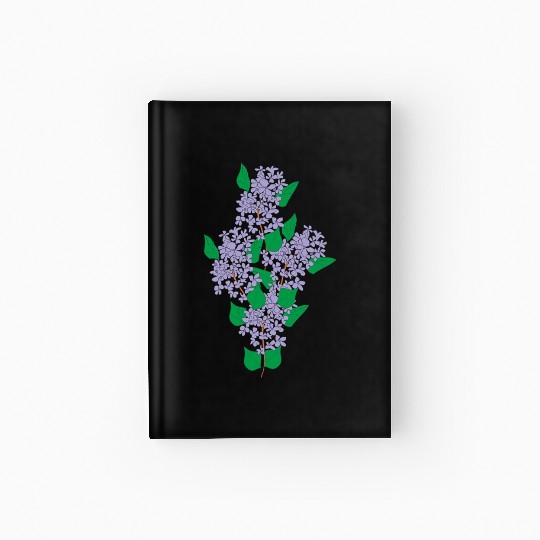 Lilac Flower T ShirtLilac Hardcover Journal by Alekvik