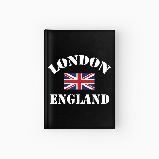 London England Tourist Hardcover Journal