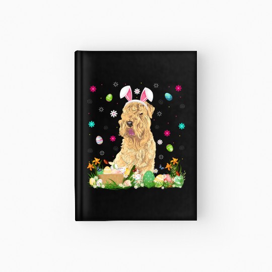Easter Egg Wheaten Dog Easter Sunday Hardcover Journal