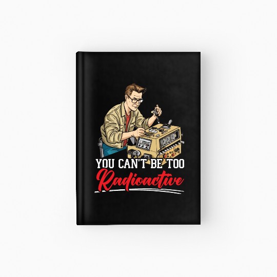 Ham Radio Operator Morse Code Radioactivity Hardcover Journal