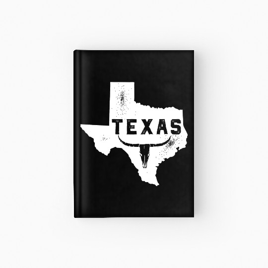 Texas maps Hardcover Journal