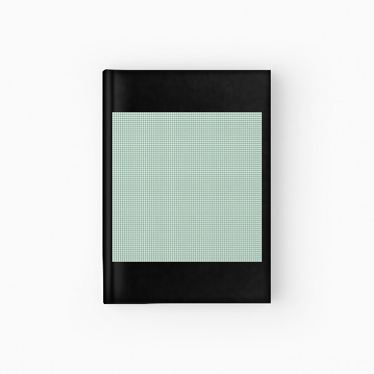 Teal Dots Pattern Hardcover Journal